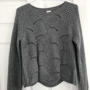 A New Day gray knit sweater (medium)